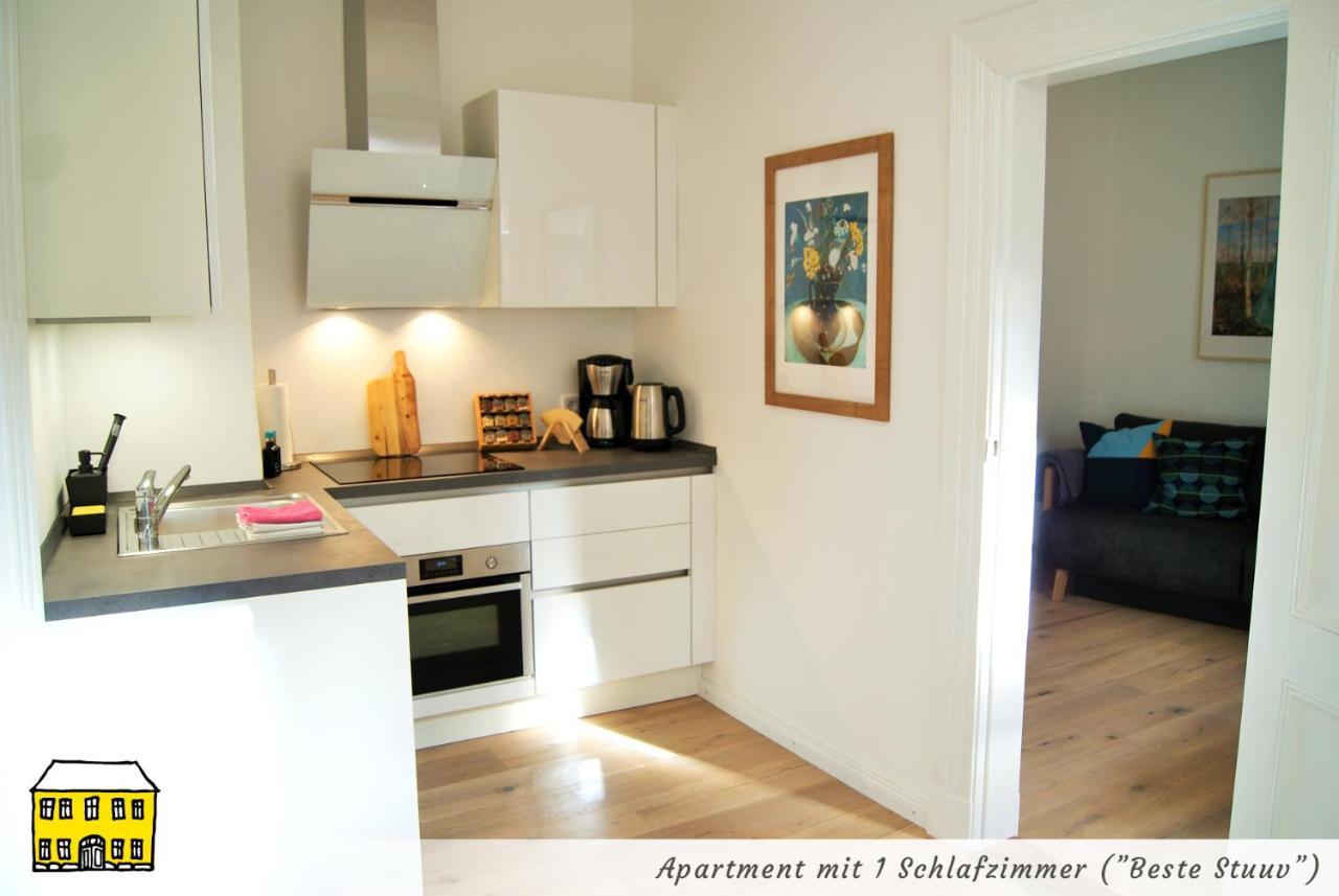 Das Gelbe Haus - Drei Besondere Ferienwohnungen Flensbourg Extérieur photo